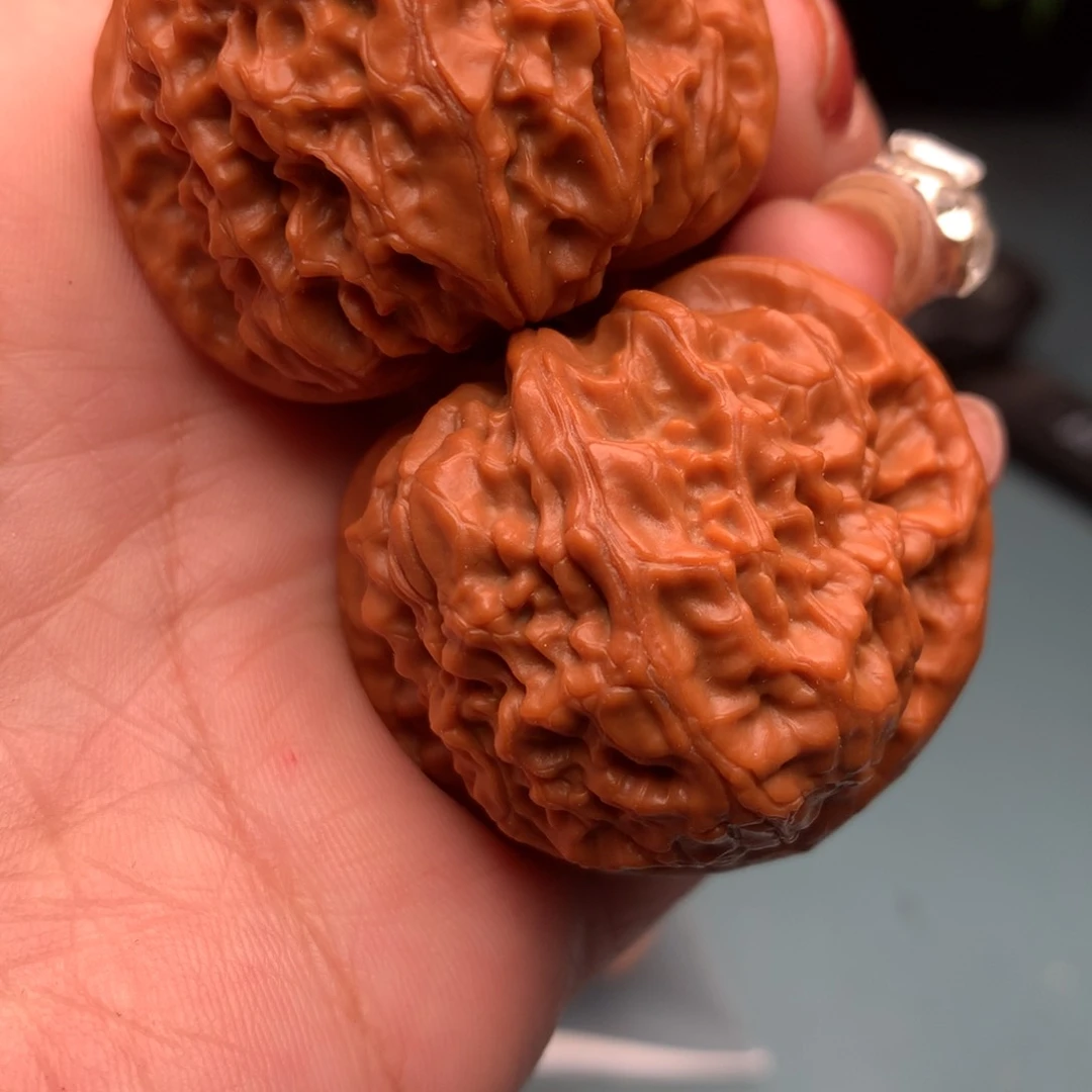 文玩核桃把件想金麒麟55