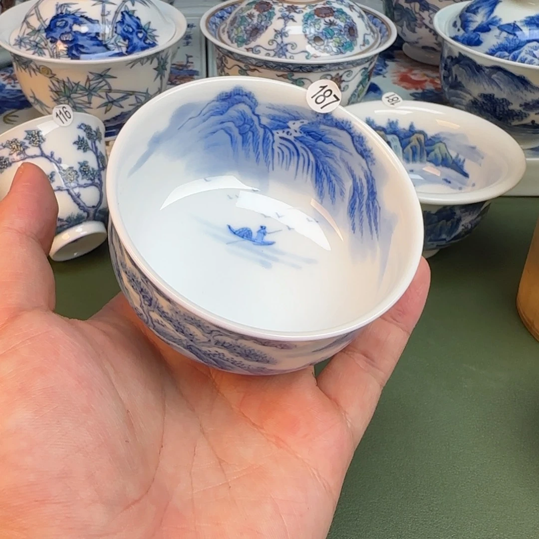 彦祖纯手工手绘茶具187