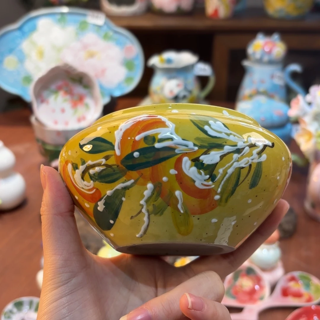 景德镇手绘高温釉下彩陶瓷茶具