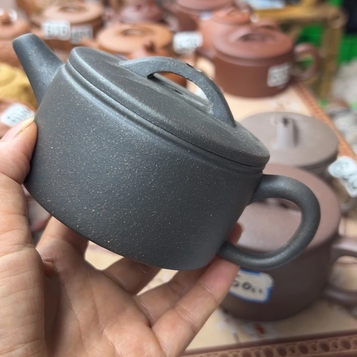 茶壶紫砂紫泥还原烧220