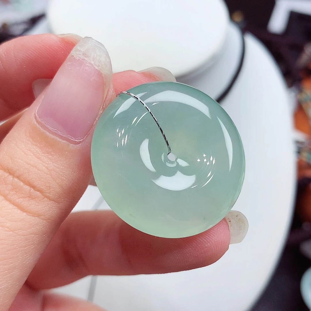 翡翠未镶嵌颈饰翡翠55，29.2/6