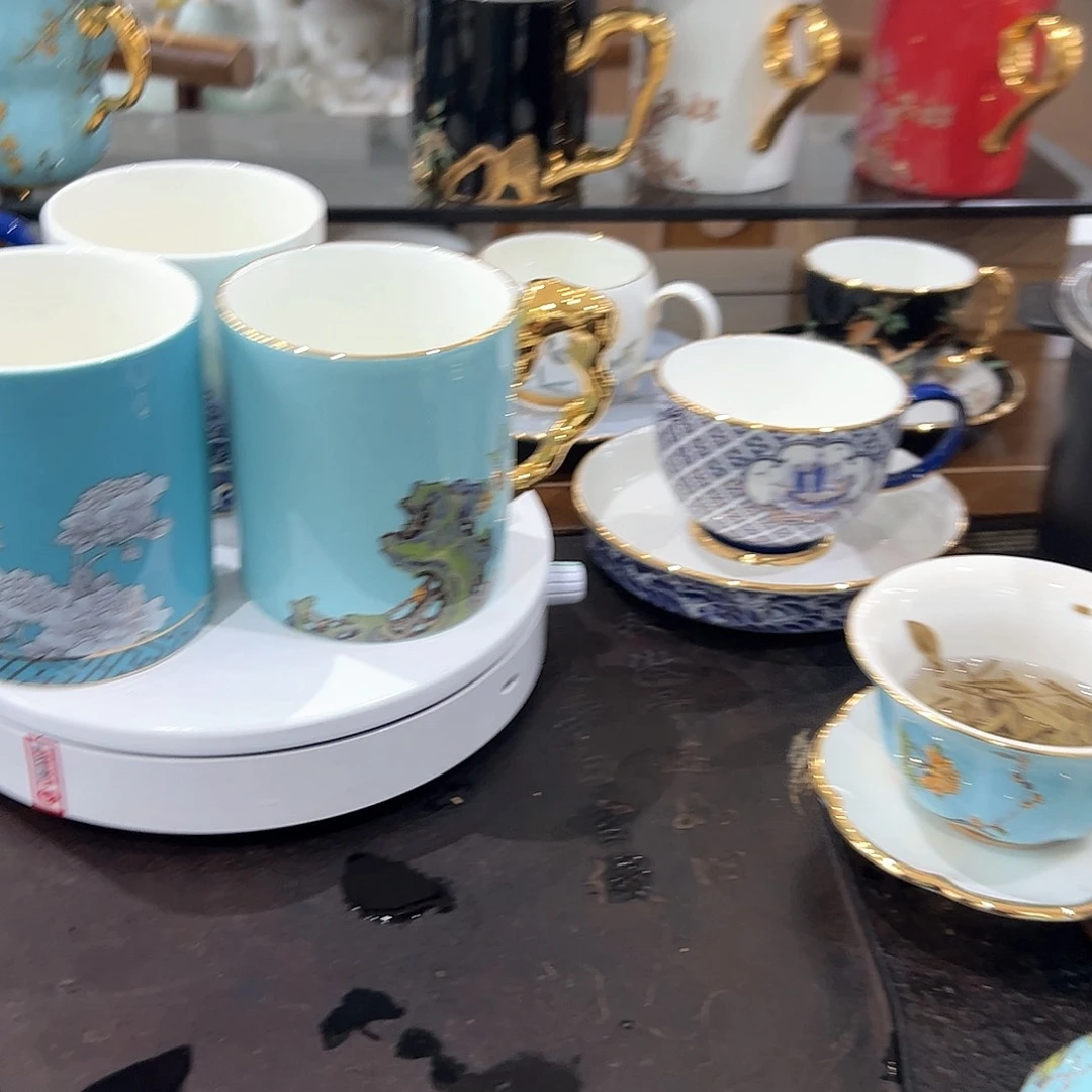 瓷小*边天青时代马克杯360毫升