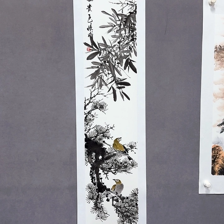 国画亲笔手绘放心去藏