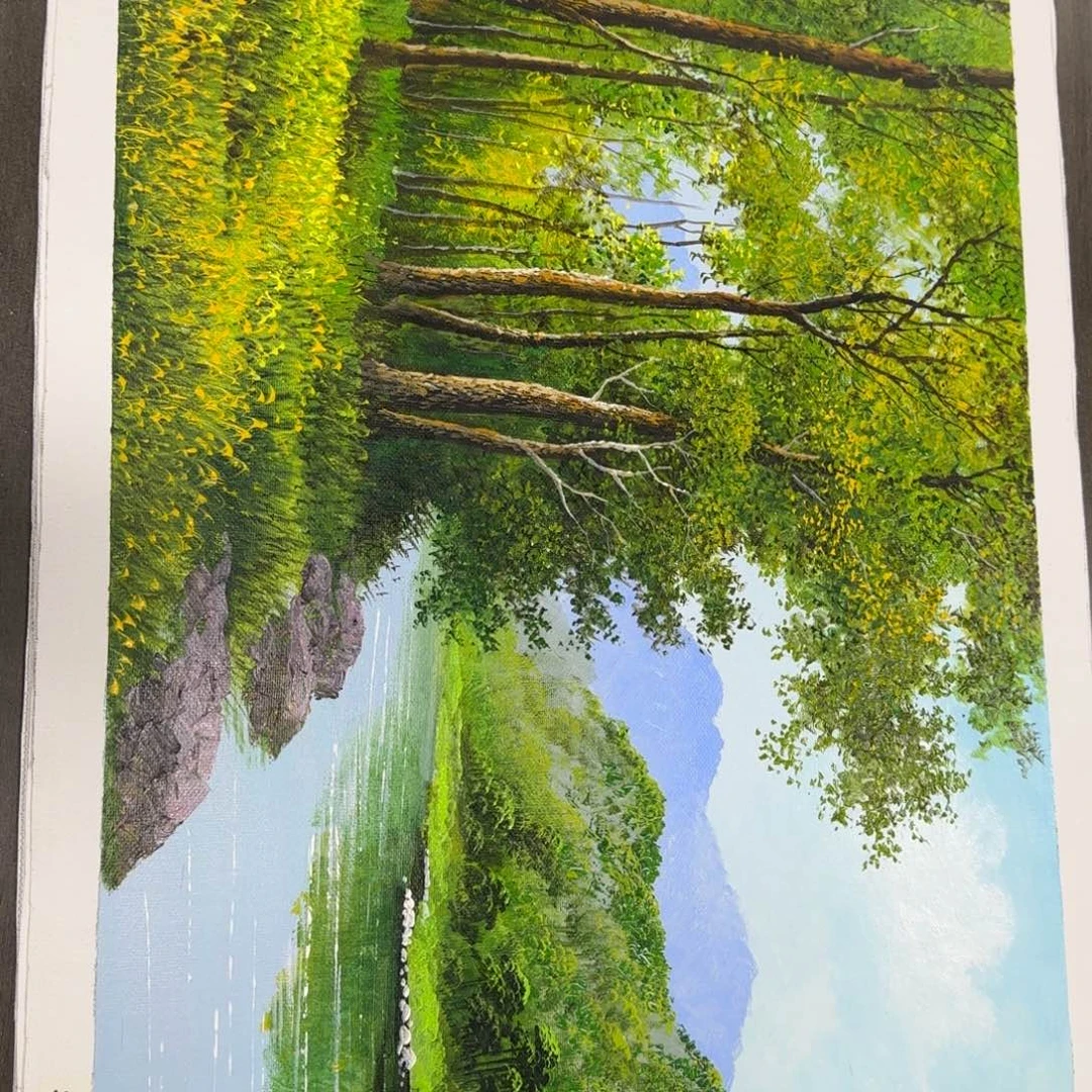 油画你在我心里是个