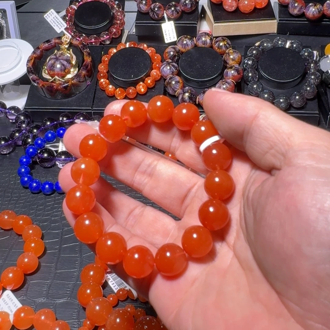 水晶手链未镶嵌福**绵兔毛13