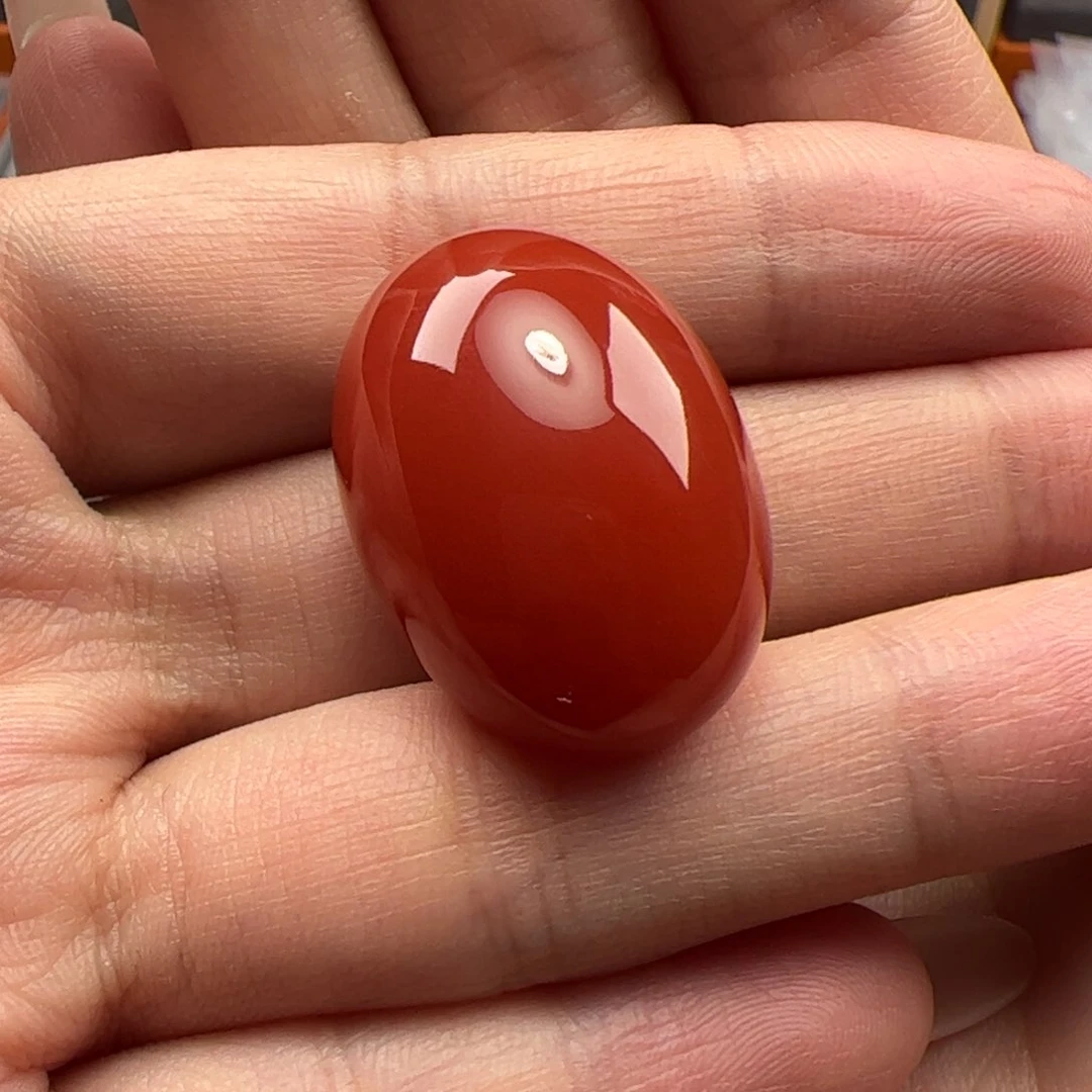 南红玛瑙蛋面未镶嵌