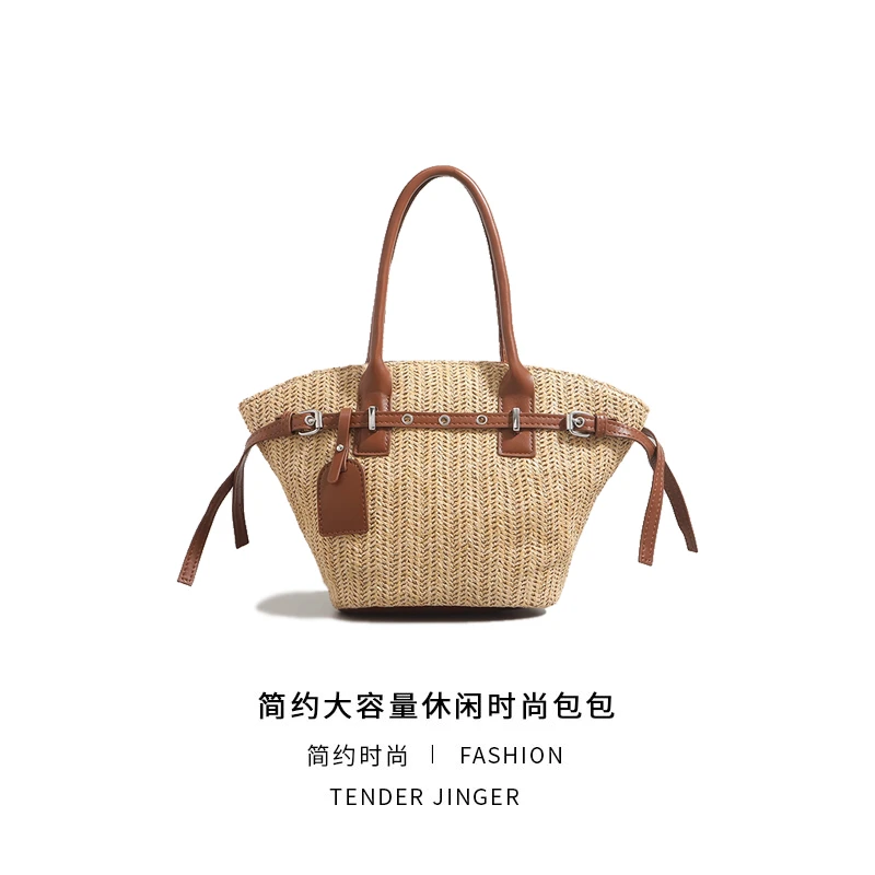 Tender Jinger丝编简约大容量休闲时尚包包BB55152