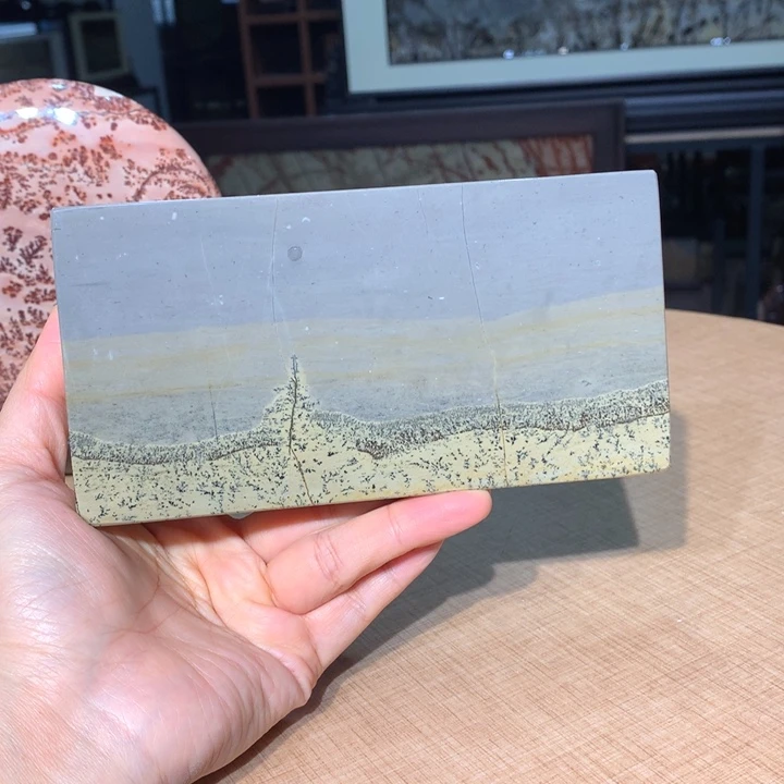 广西国画石摆件，观赏收藏