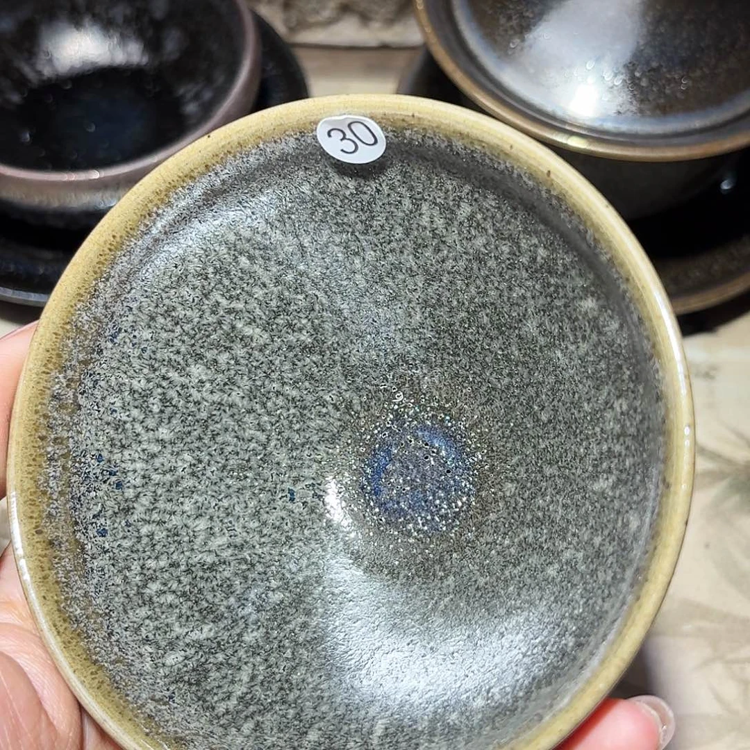 茶盏义兴龙窑建盏窑额30微瑕