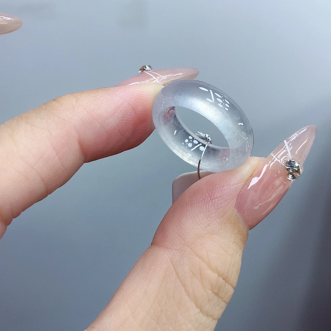 翡翠戒指未镶嵌8号