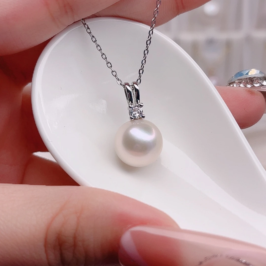 未镶嵌淡水珍珠吊坠(赠链)