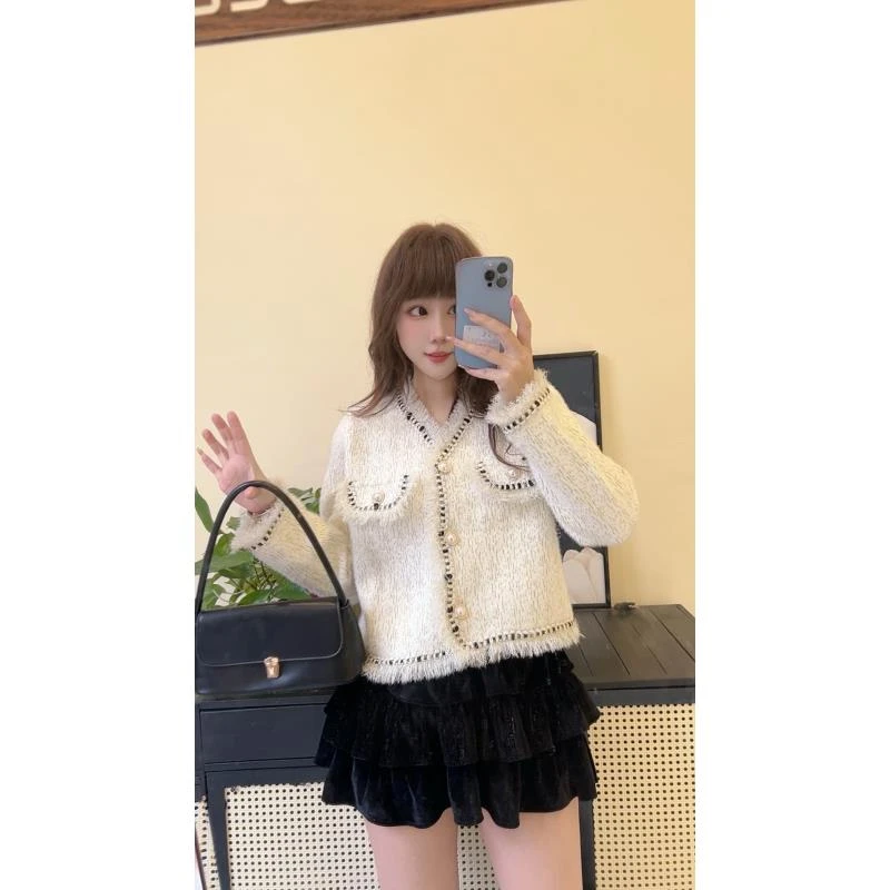 2024新款时尚潮流网红女士小香风外套气质百搭短款5018上衣