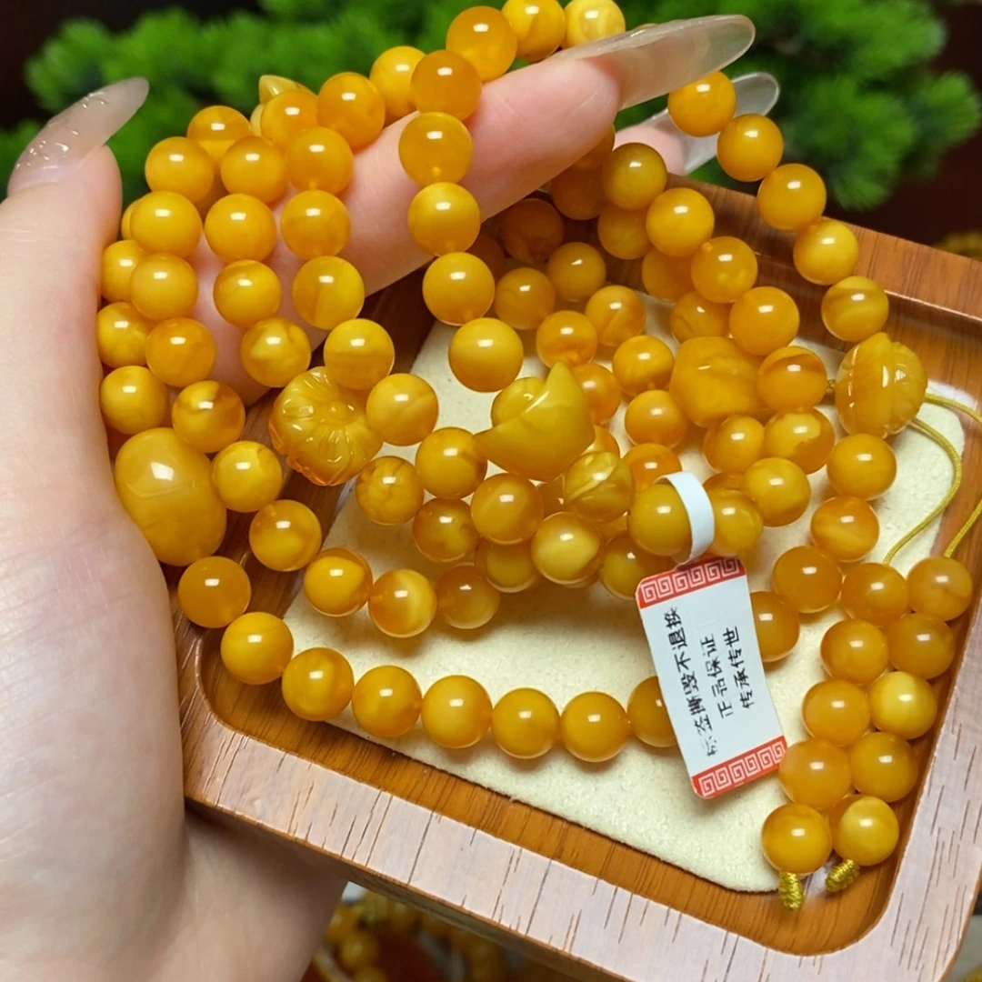 【闪购商品】蜜蜡颈饰未镶嵌项链