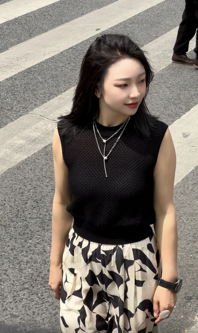 常规宽松型辣妹风潮流风背心