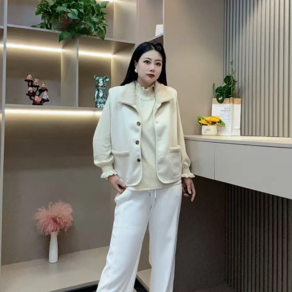 冬季马甲-甜 5111时尚休闲保暖潮流设计纽扣款胖MM大码女装新款