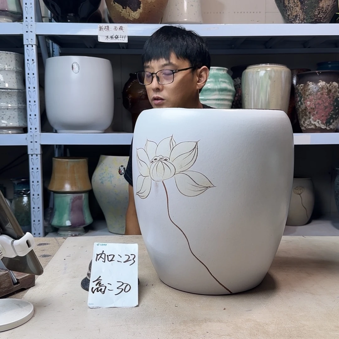 23@30 紫砂花盆尺寸