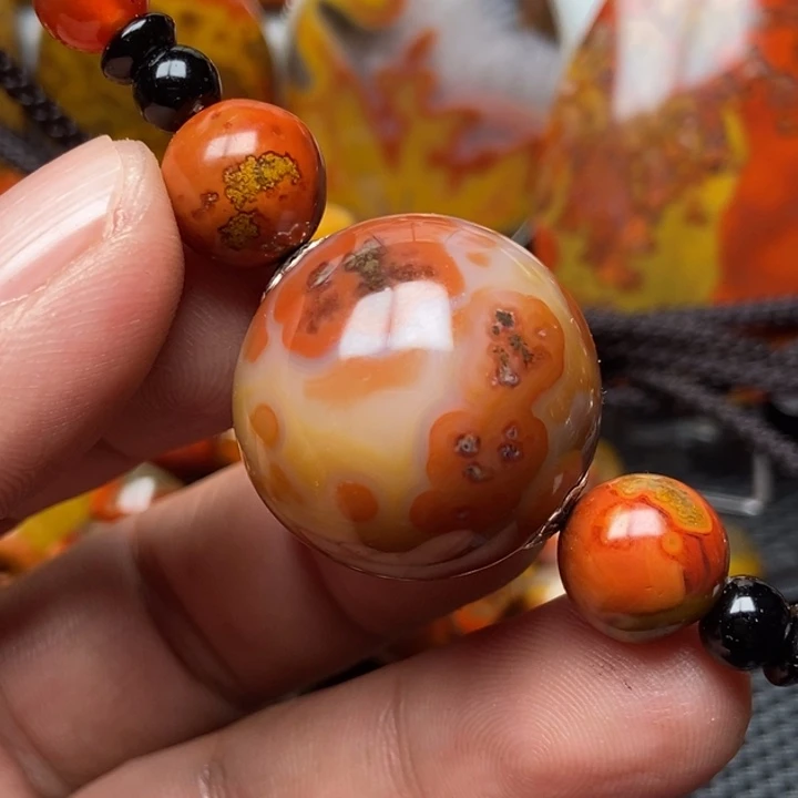 玛瑙/玉髓吊坠未镶嵌笑*缘