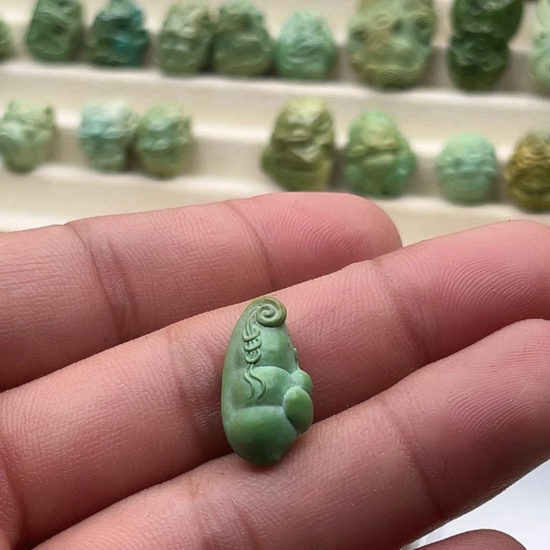 绿松石未镶嵌吊坠(不含链)