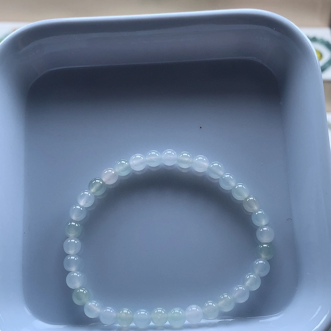 未镶嵌手串翡翠翡翠圆珠4.4