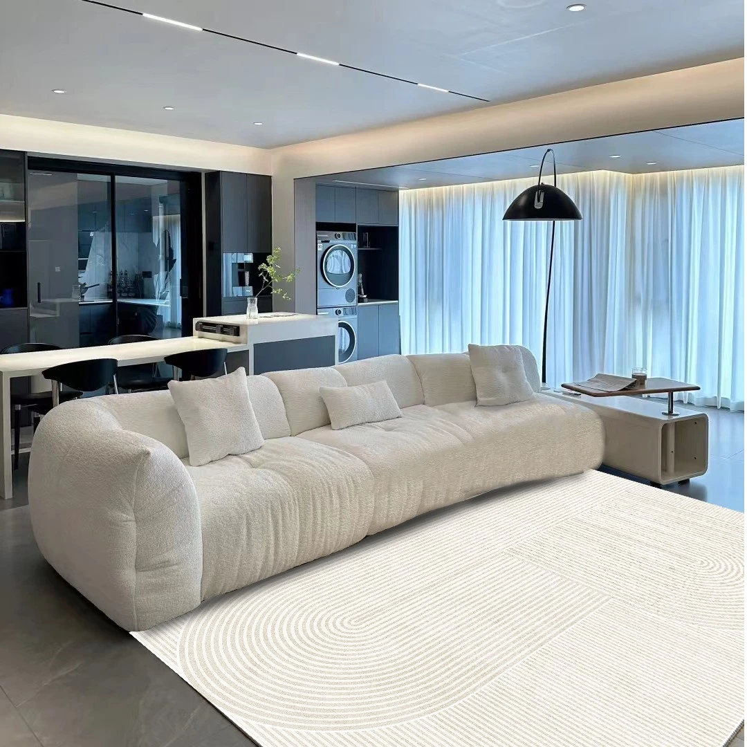 quanxin/全馨五防无胶客厅地毯简约超柔仿羊绒卧室地毯大面积满铺