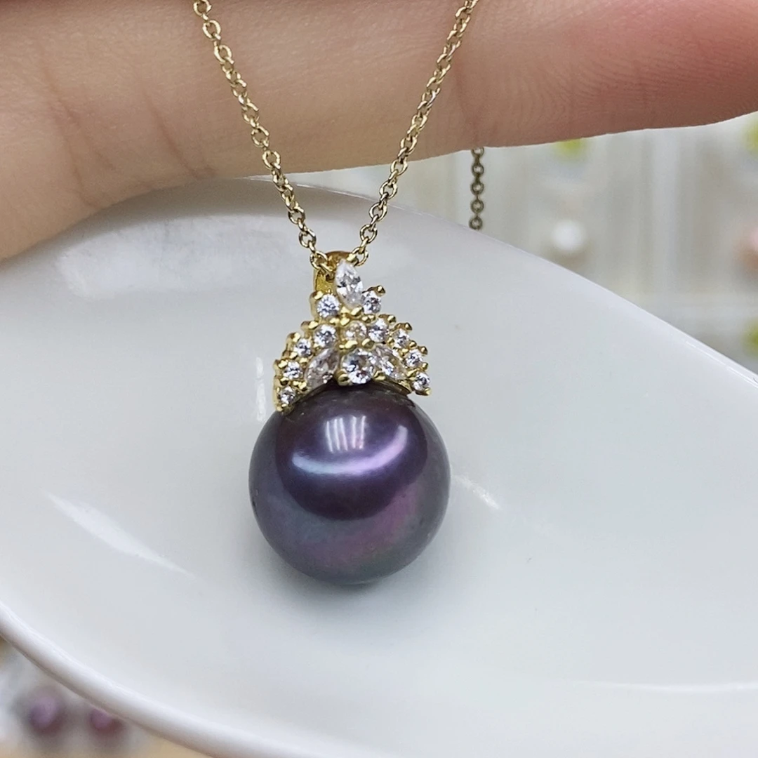 淡水珍珠颈饰合金