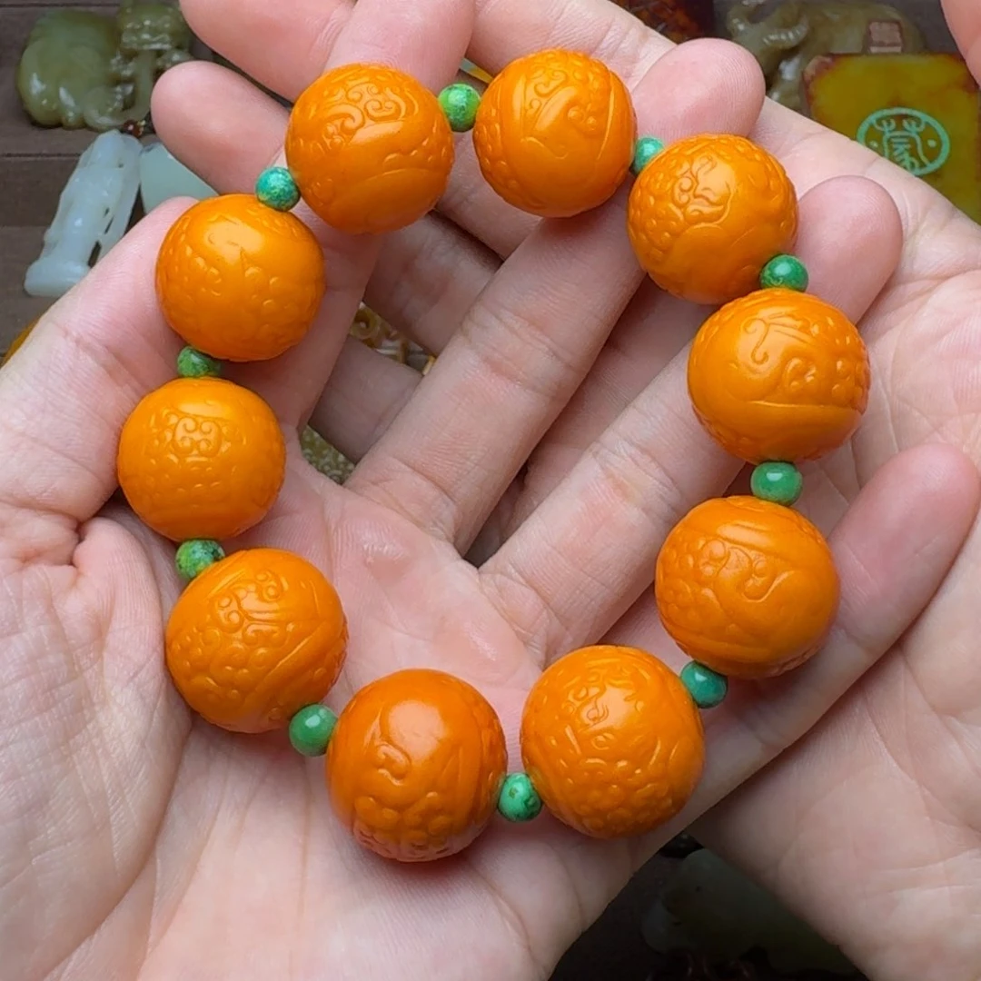 和田玉未镶嵌把件生*菜