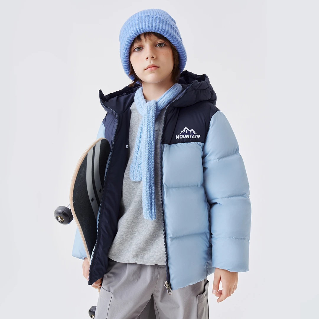 【新款上新】雪中飞儿童连帽羽绒服秋冬加厚外套X2501419376FXT