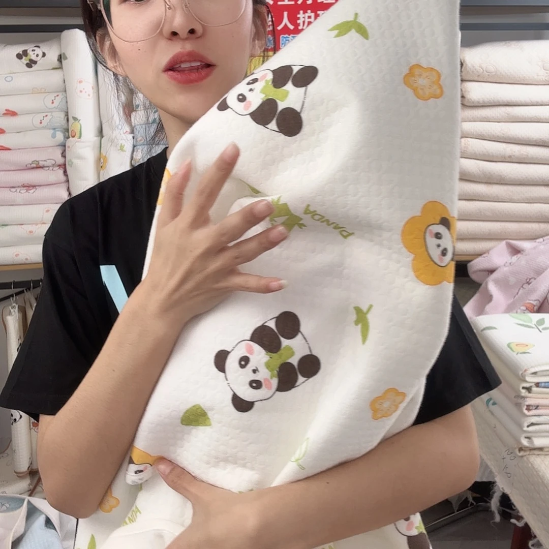 聚酯纤维竹叶熊猫100✖️150