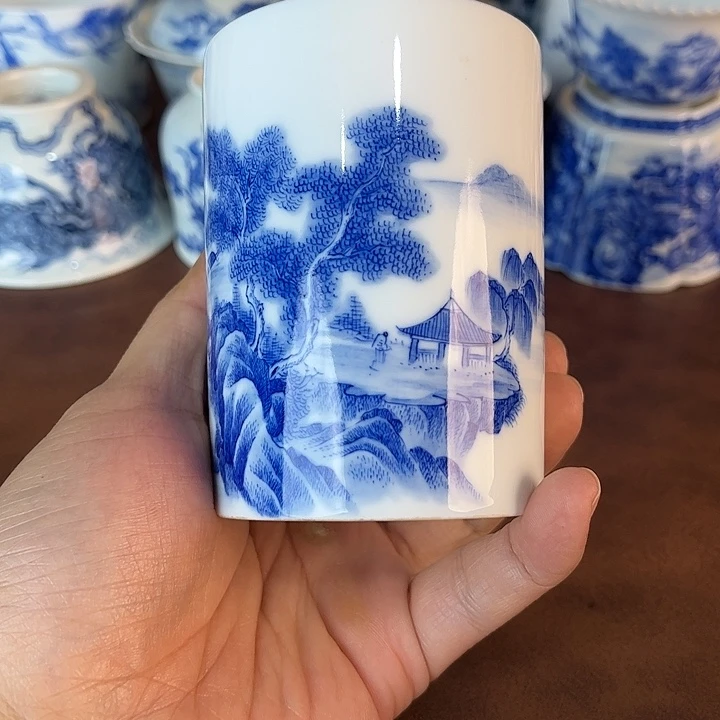瓷片景德镇全手工手绘陶瓷