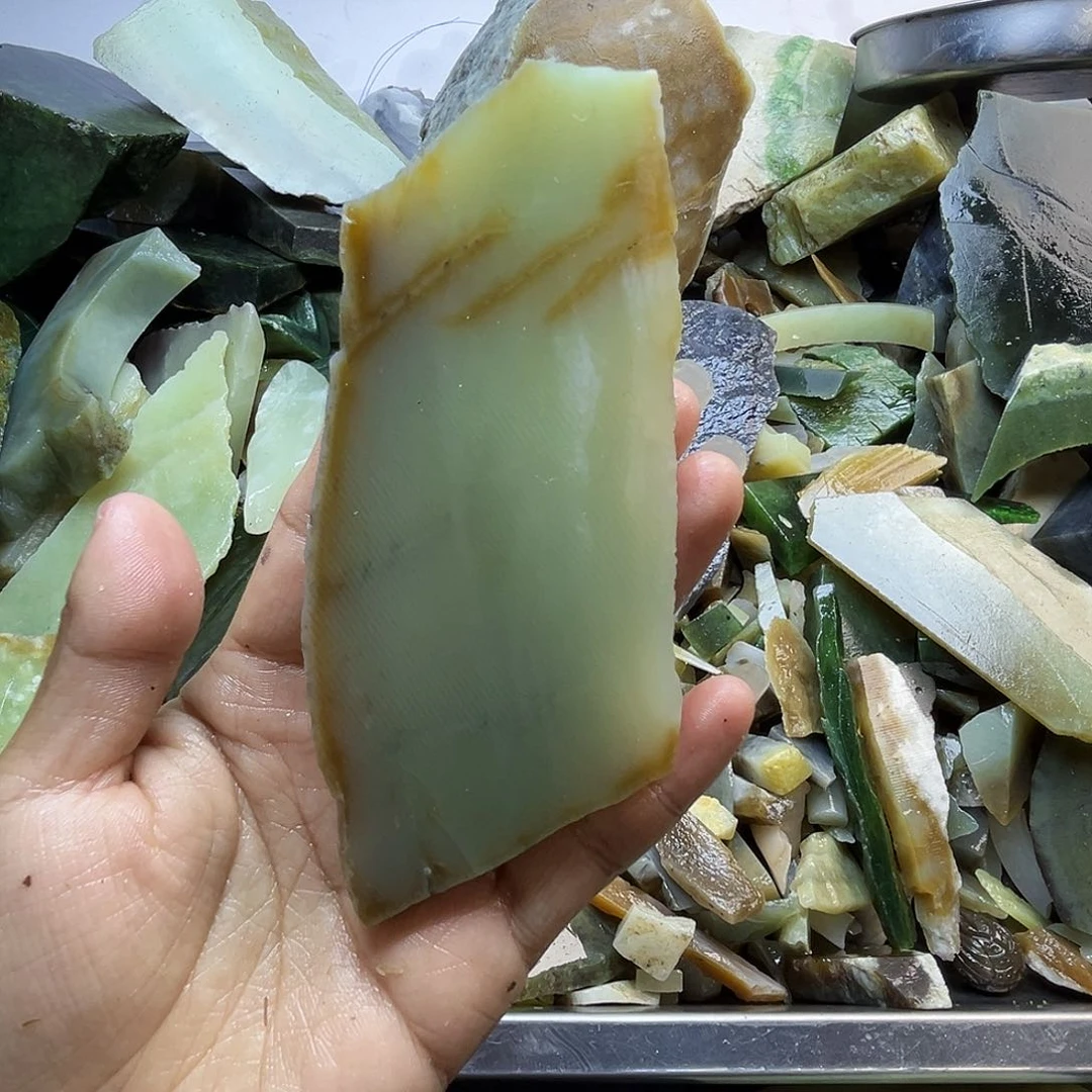 未镶嵌和田玉珠宝半成品用****1