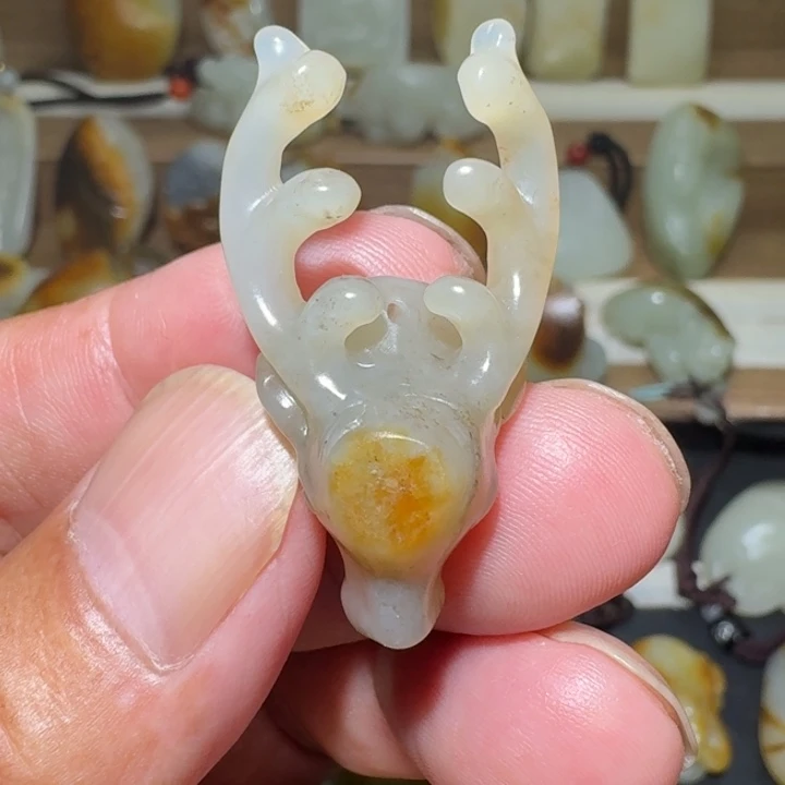 吊坠(不含链)未镶嵌和田玉