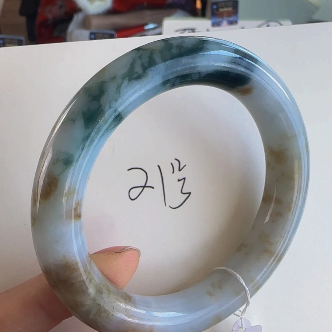 翡翠手镯未镶嵌老坑55大马坎