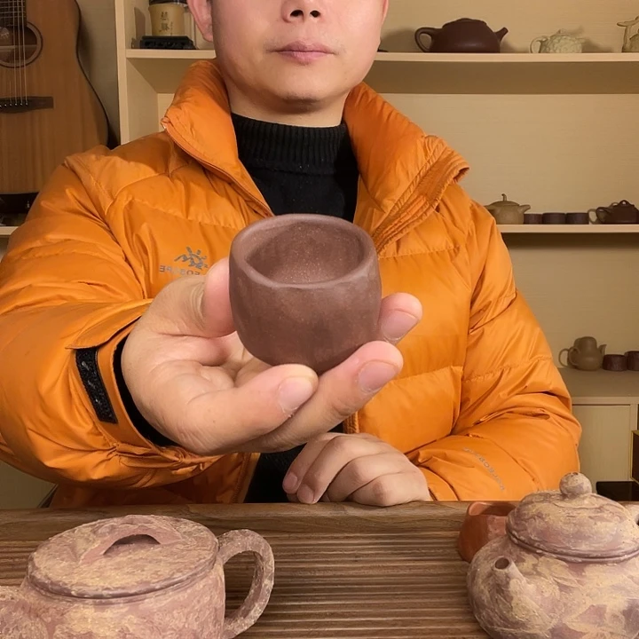 福利款手工紫砂客杯30-50cc容量