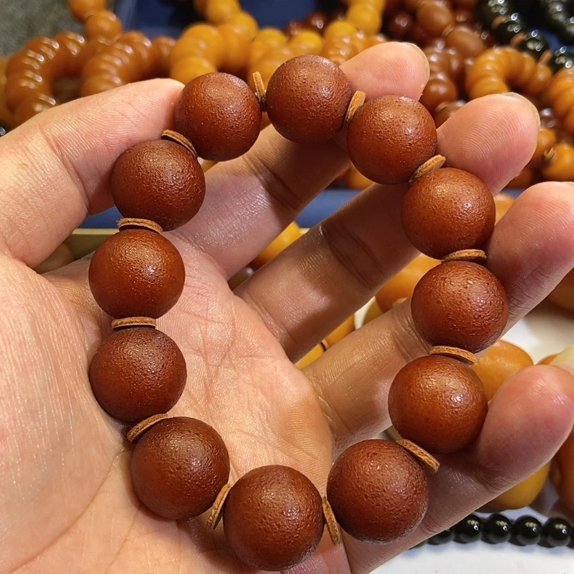 【闪购商品】高*磨砂橘皮圆珠手串18
