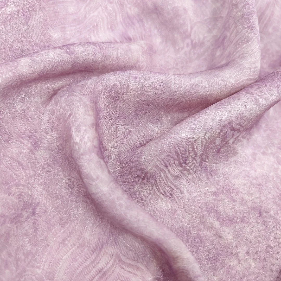 【天水紫】人丝草本植物扎染面料新中式风格布料