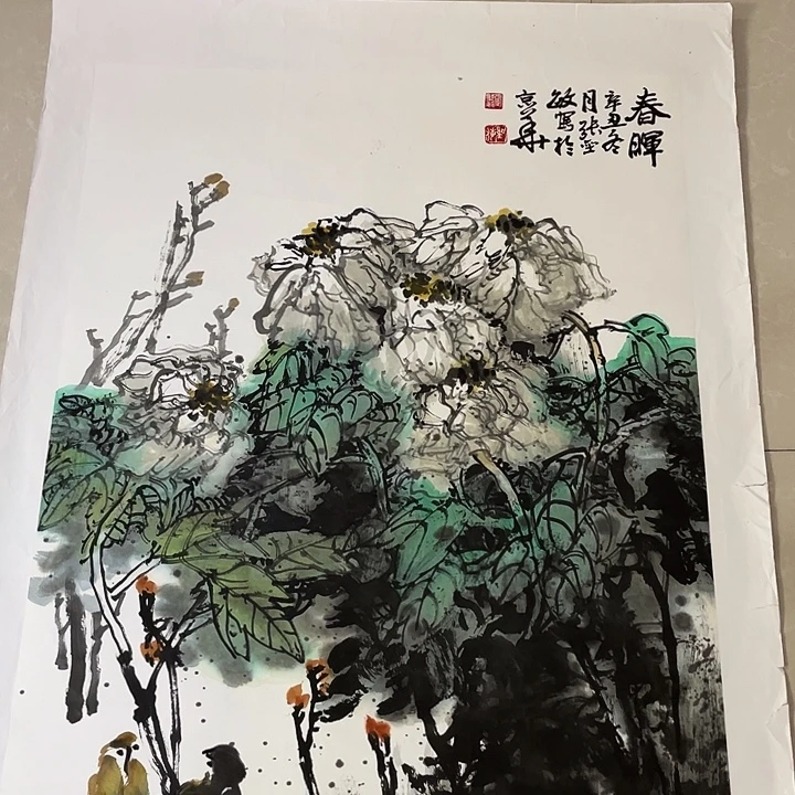 国画张圣敏先生纯手绘作品