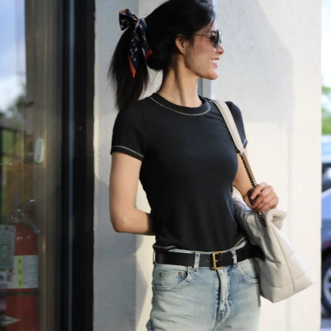 AMASS/阿玛施5301025新款夏季休闲哥弟阿玛施女士印花宽松桑蚕丝