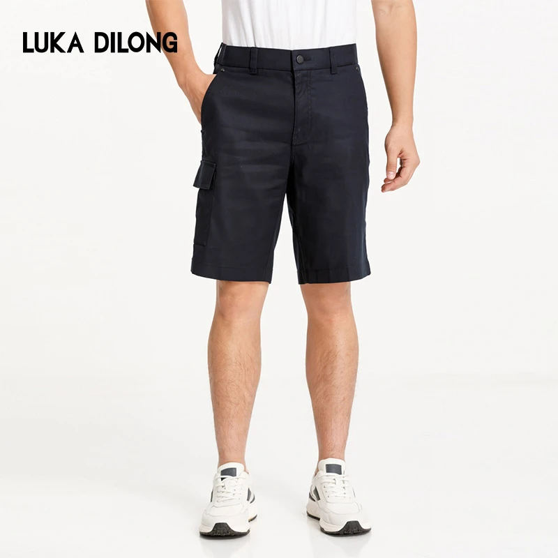 路卡迪龙夏季速干短裤运动中裤简约通勤运动短裤夏季145233210