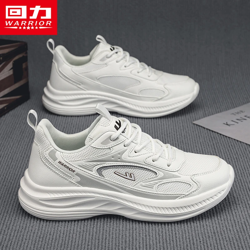 回力男鞋运动鞋2025春季新款百搭网面透气休闲软底跑步鞋子男款