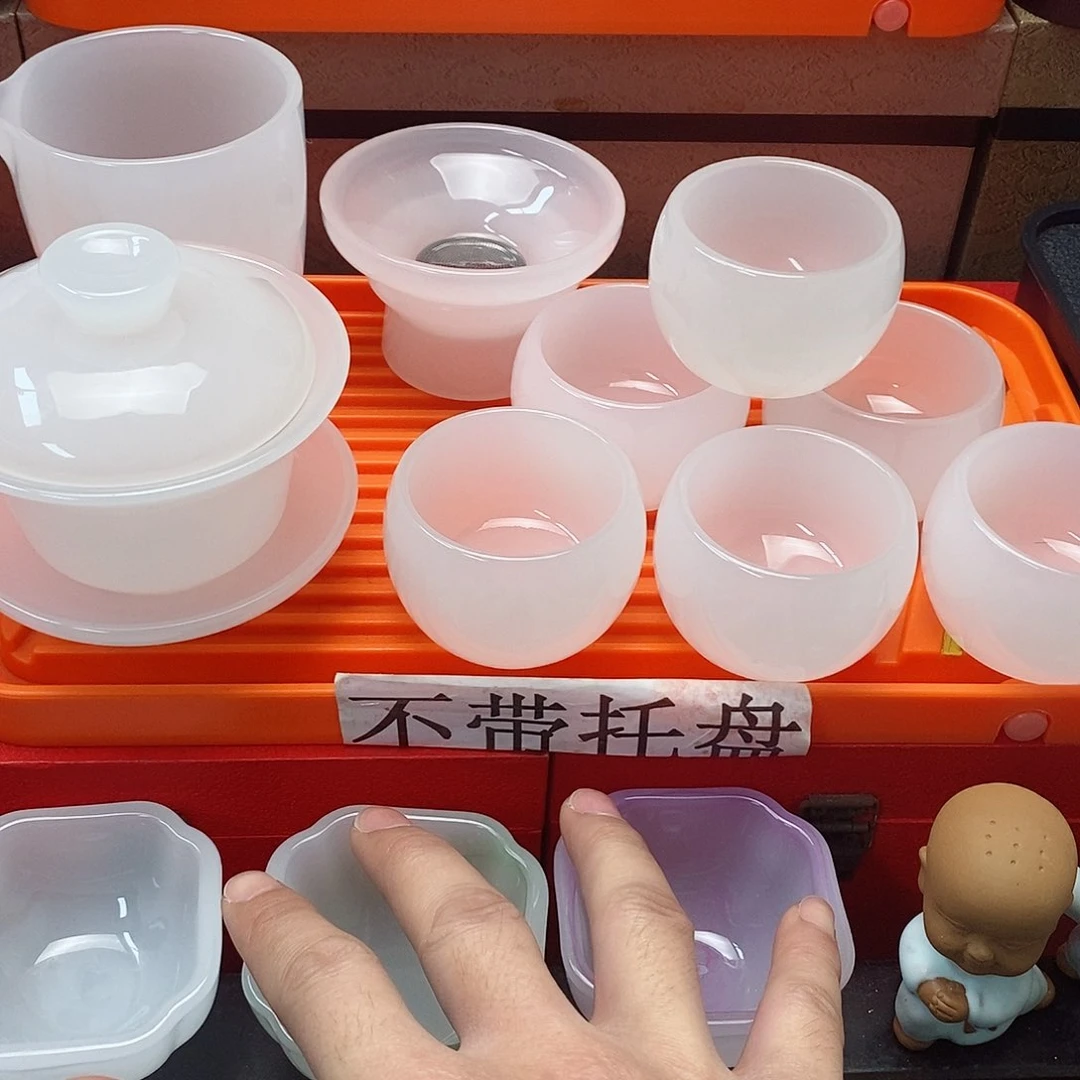 杯带礼盒 高端琉璃茶具一套