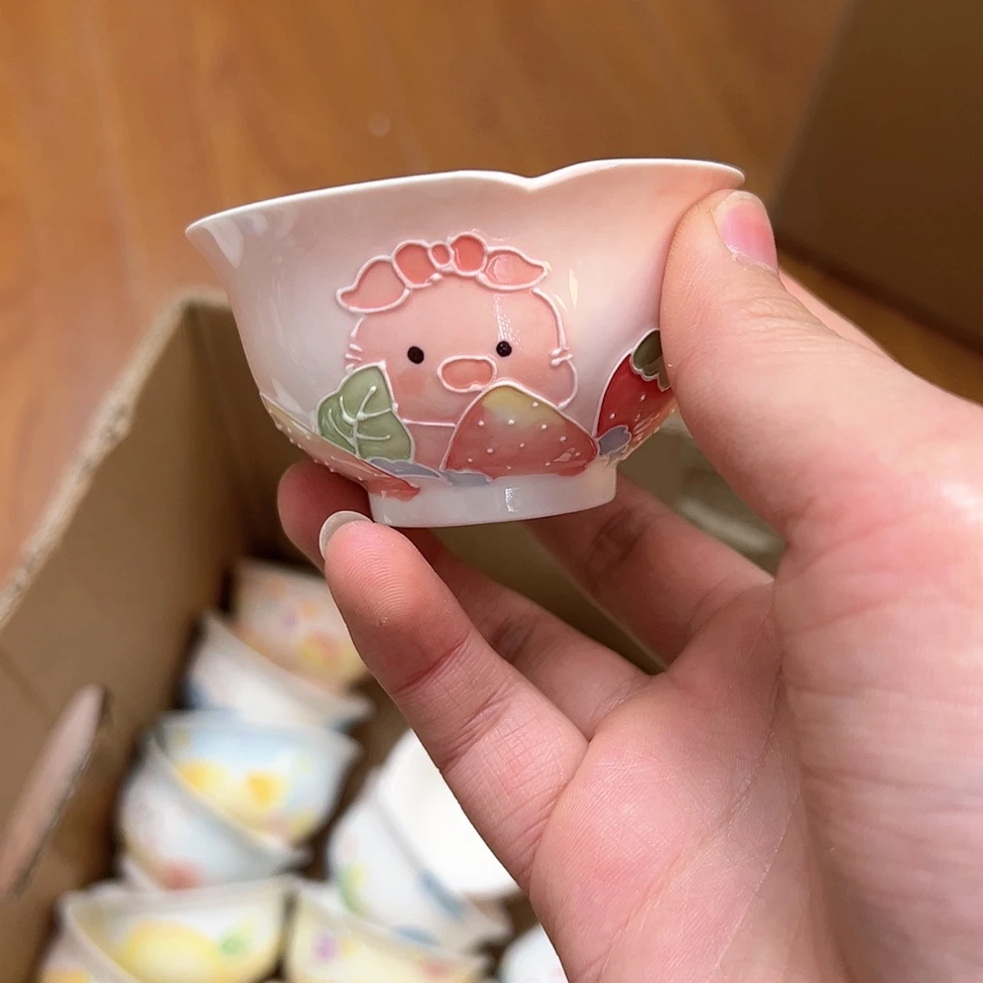 景德镇手绘陶瓷杯子