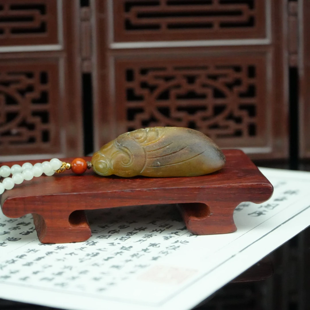 和田玉 一鸣惊人 /朵云轩JZK10039HC