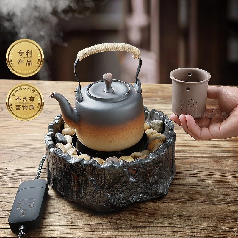 带过滤2025新款陶瓷茶壶电陶炉陶壶煮茶壶家用围炉烧水专用泡茶壶