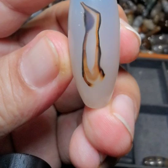 玛瑙/玉髓裸珠_ HEIMORI 天然天珠