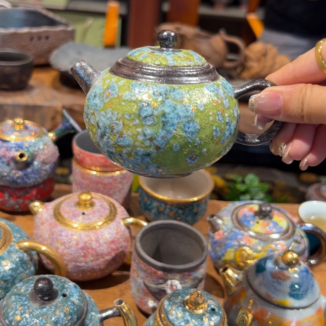 裸烧老岩泥原矿茶具