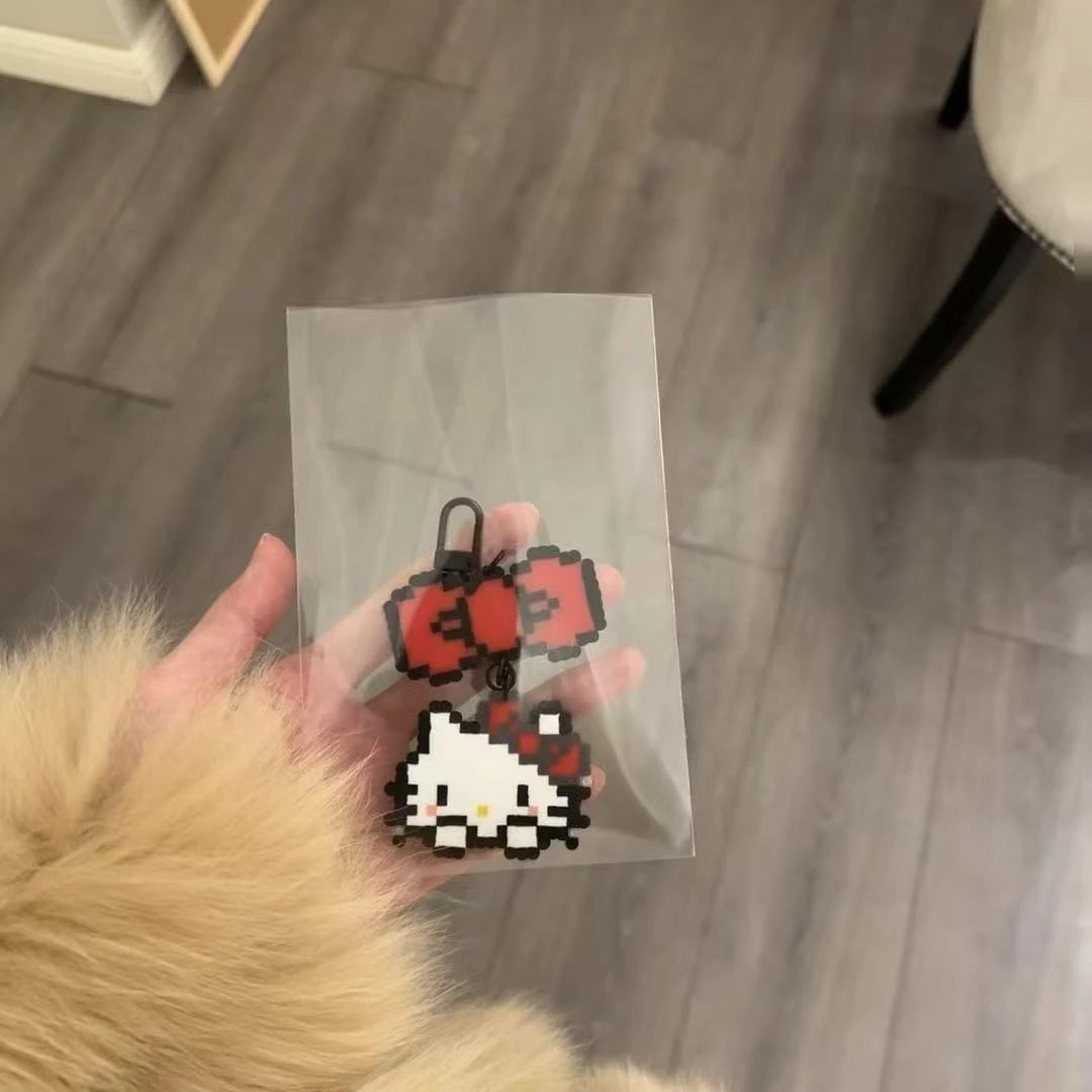 可爱kt猫像素风挂件书包包包挂饰公仔钥匙扣迷你版甜美送朋友闺蜜