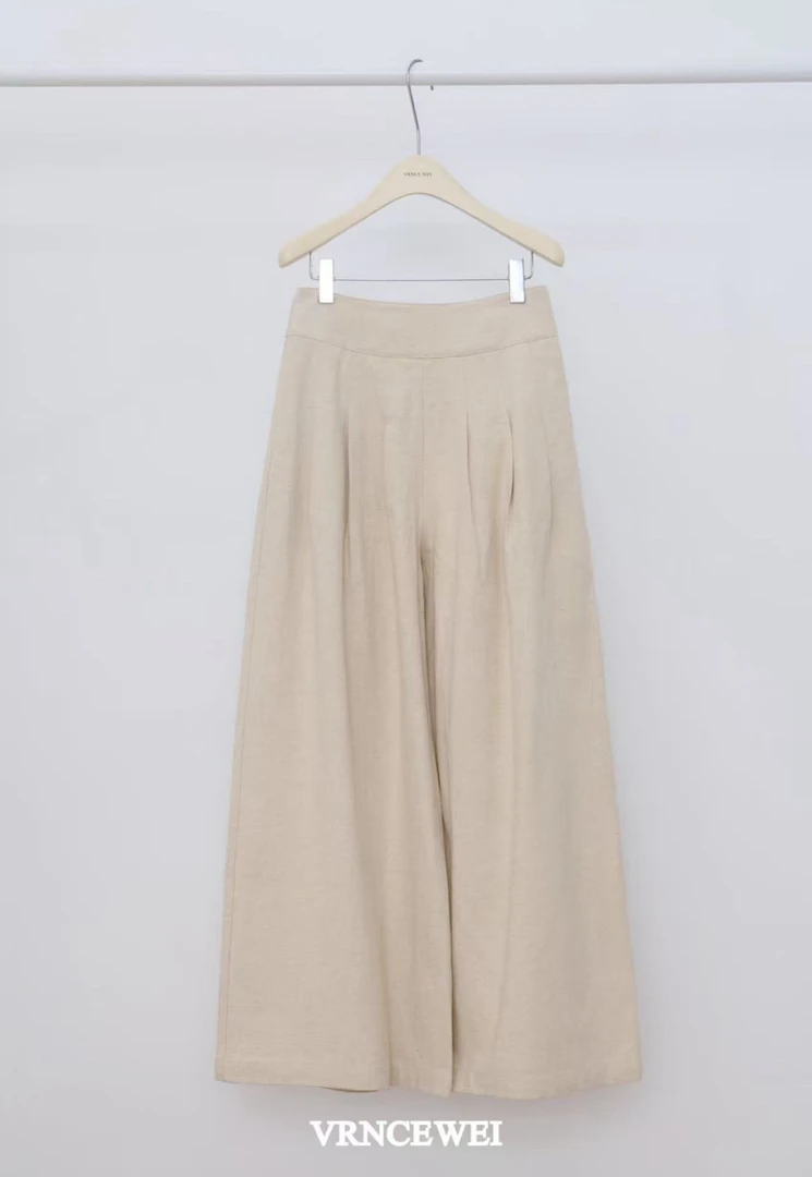 福秒-高腰的！百搭的阔腿裤休闲裤（657R0018-2#）VRNCEWEI