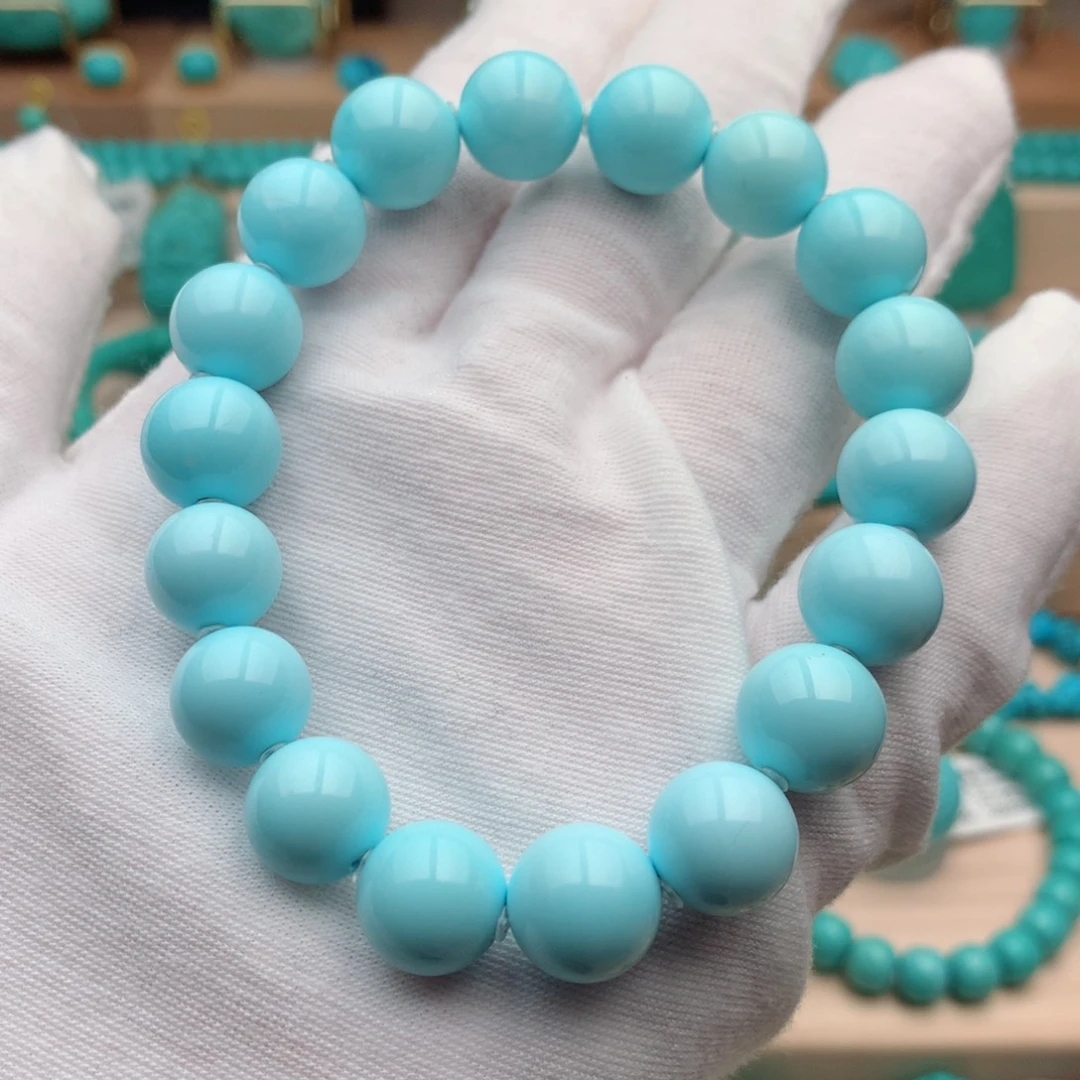 绿松石未镶嵌珠宝奇石12mm