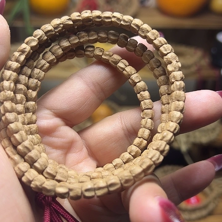 吊坠柏香籽/百香籽方块龙脊编号5