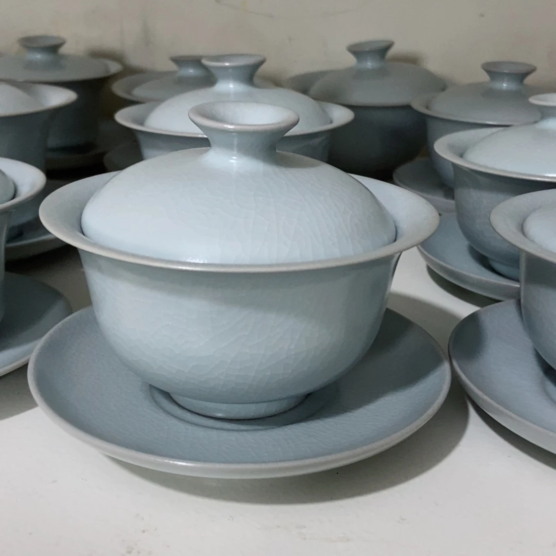 原产地原矿汝瓷～盖碗